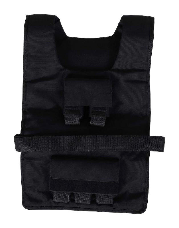HOMCOM Trainingsweste schwarz Eisen Trainingsweste - schwarz - HOMCOM