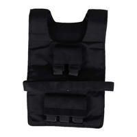 HOMCOM Trainingsweste schwarz Eisen Trainingsweste - schwarz - HOMCOM