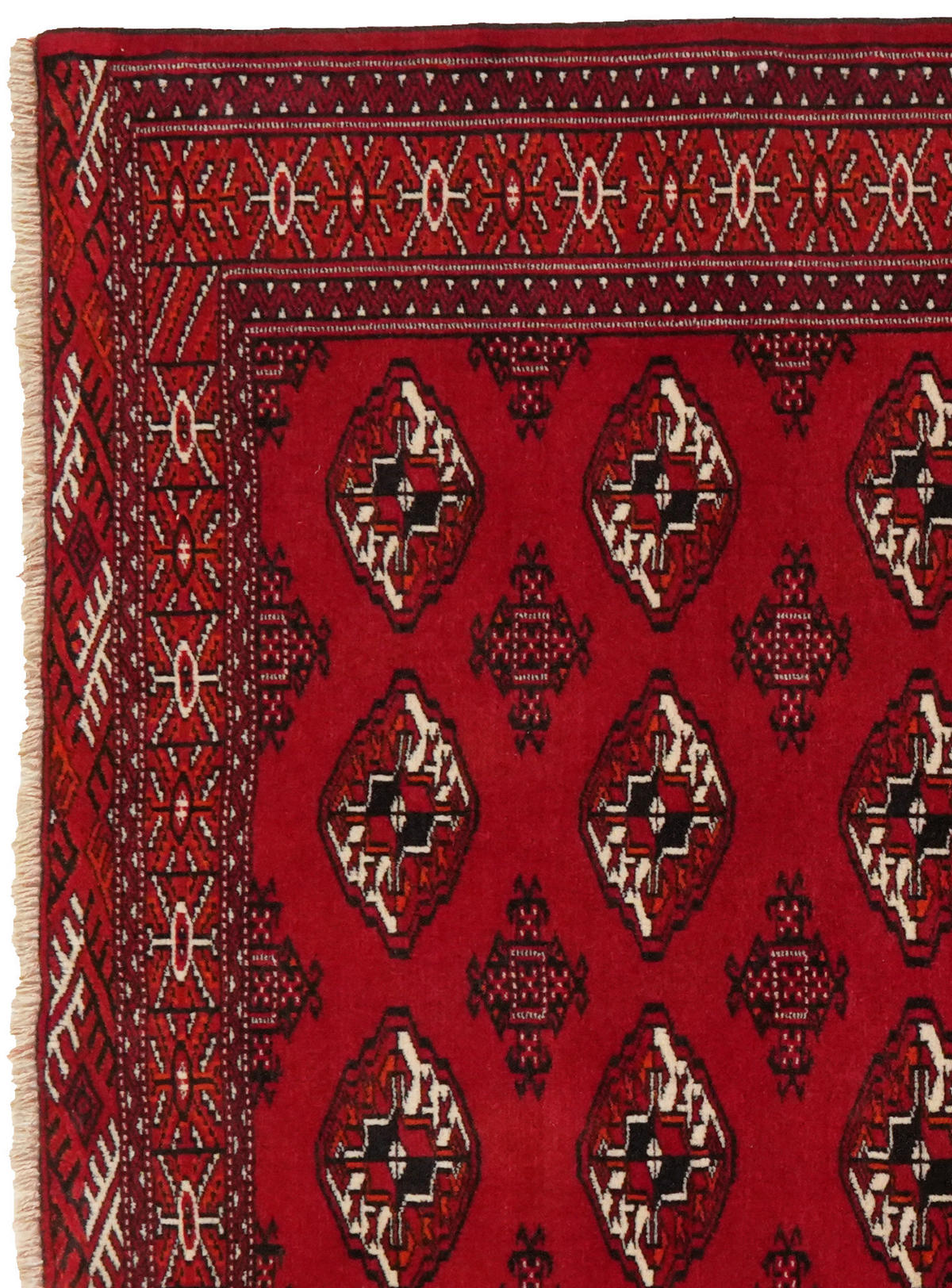 PersaTepp Teppich Turkman rot B/L: ca. 107x137 cm Turkman - rot (107,00/137,00cm) - PersaTepp