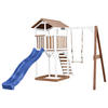 AXI Spielturm Beach Tower braun B/H/L: ca. 284x242x349 cm Beach Tower - braun/blau (349,00/284,00/242,00cm) - AXI