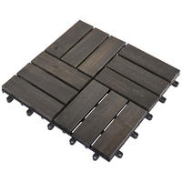 Terrassenfliese Akazie, 9 Stück im Paket anthrazit B/L: ca. 30x30 cm Akazie, 9 Stück im Paket - anthrazit (30,00/30,00/2,40cm)