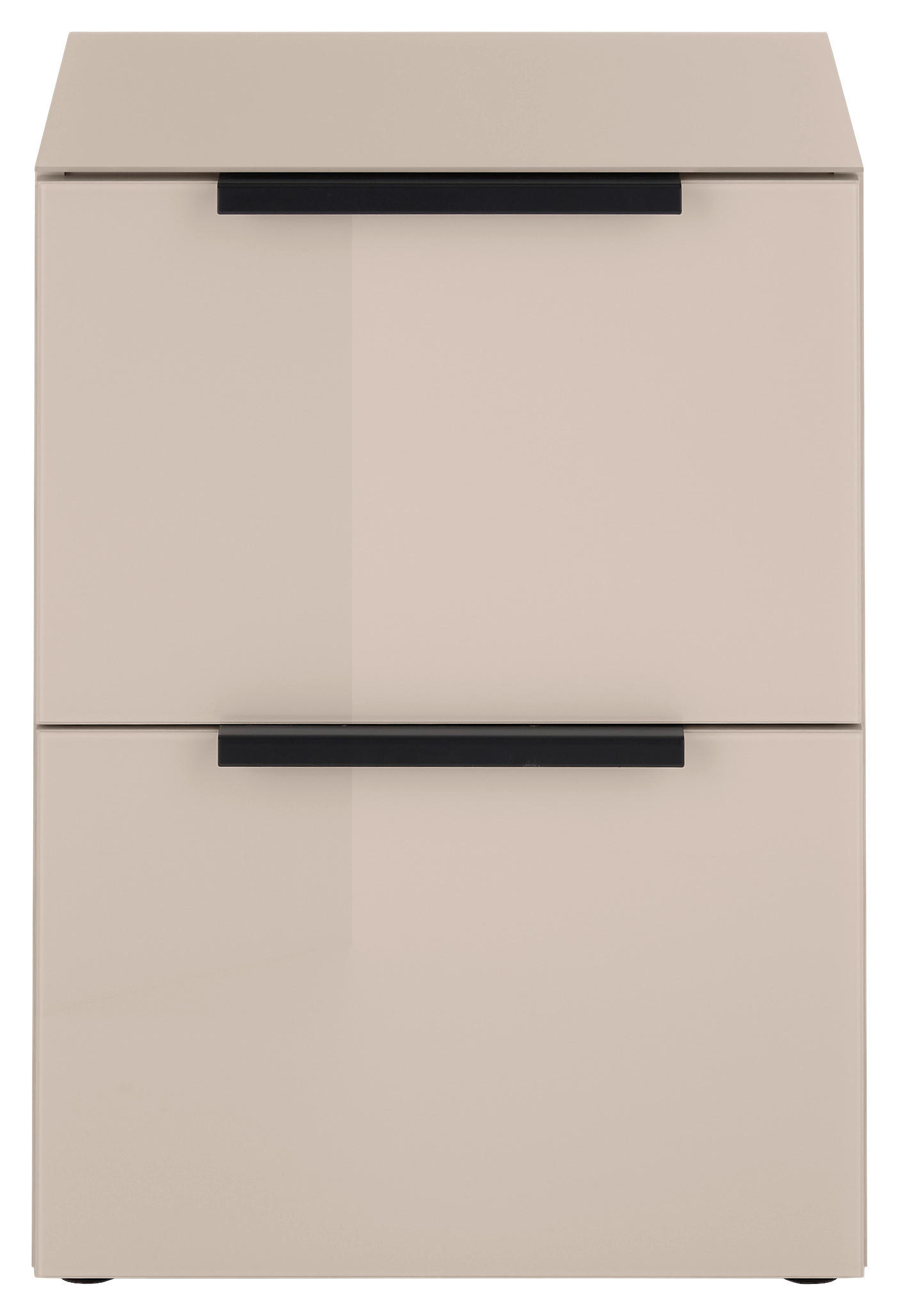 Nachtkonsole Sarino Kaschmir B/H/T: ca. 45x61x40 cm Sarino - Kaschmir/schwarz (45,00/61,00/40,00cm)