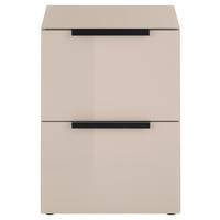 Nachtkonsole Sarino Kaschmir B/H/T: ca. 45x61x40 cm Sarino - Kaschmir/schwarz (45,00/61,00/40,00cm)