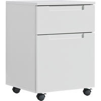 Rollcontainer Mailand weiß B/H/T: ca. 42x60x42 cm Mailand - weiß (42,00/60,00/42,00cm)