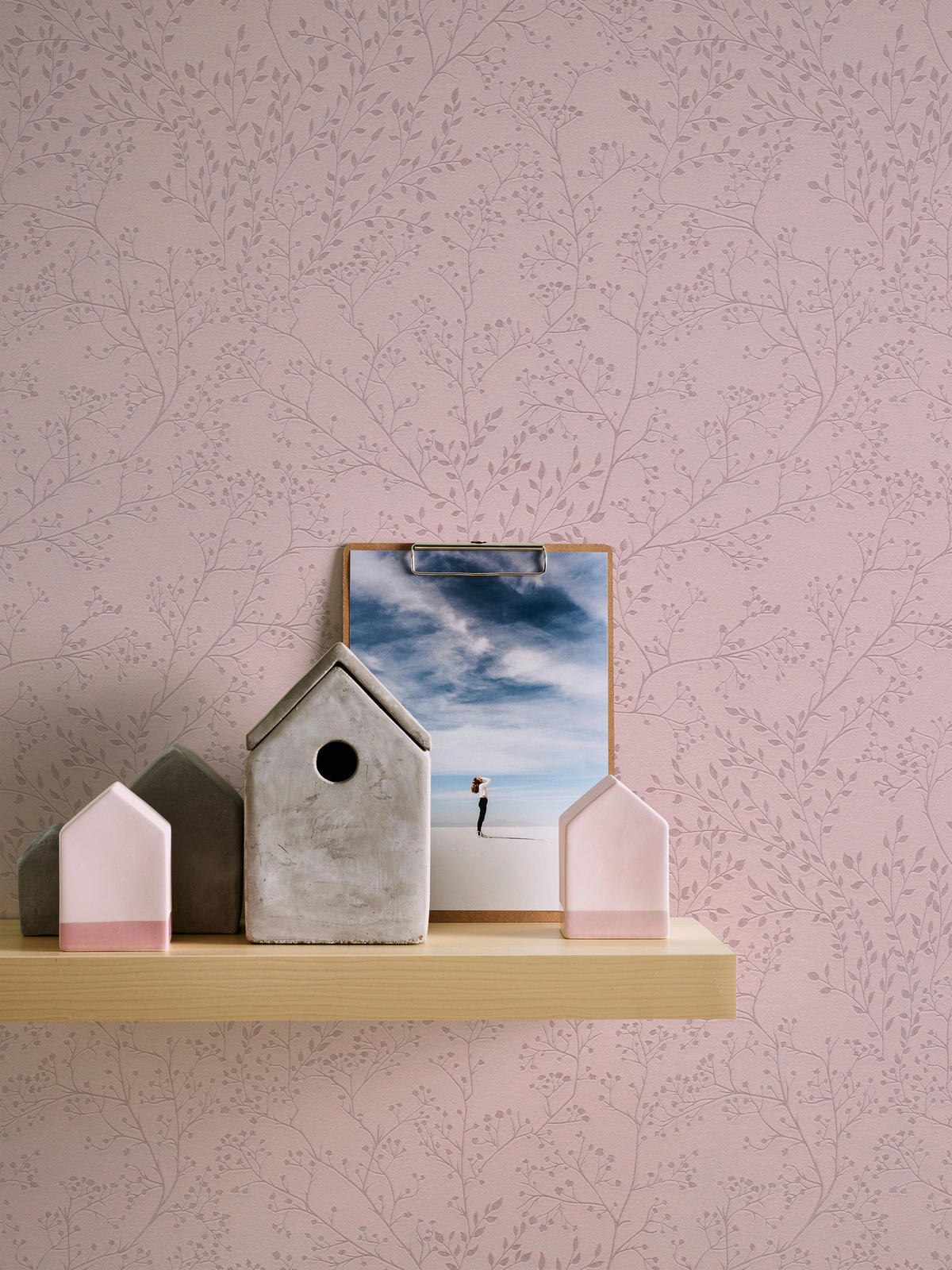 A.S.Creation Vliestapete Trendwall 2 Floral rosa B/L: ca. 53x1005 cm Trendwall 2 - rosa (53,00/1005,00cm) - A.S.Creation