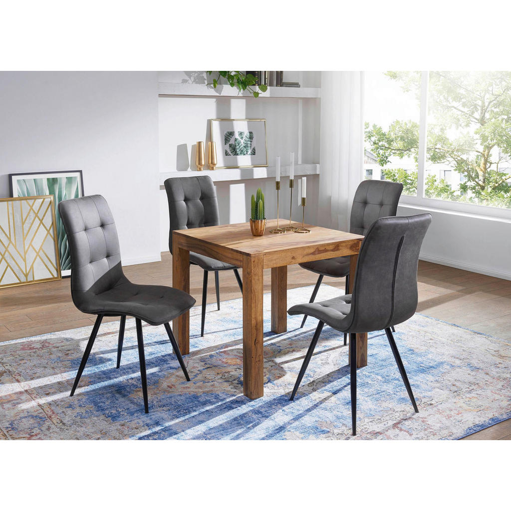 Thumbnail - Esstisch natur B/H/T: ca. 80x76x80 cm