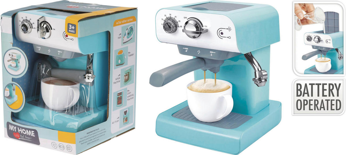 Spielzeug Espressomaschine B/H/L: ca. 21x19,5x26,5 cm Spielzeug-Espressomaschine - (26,50/21,00/19,50cm)