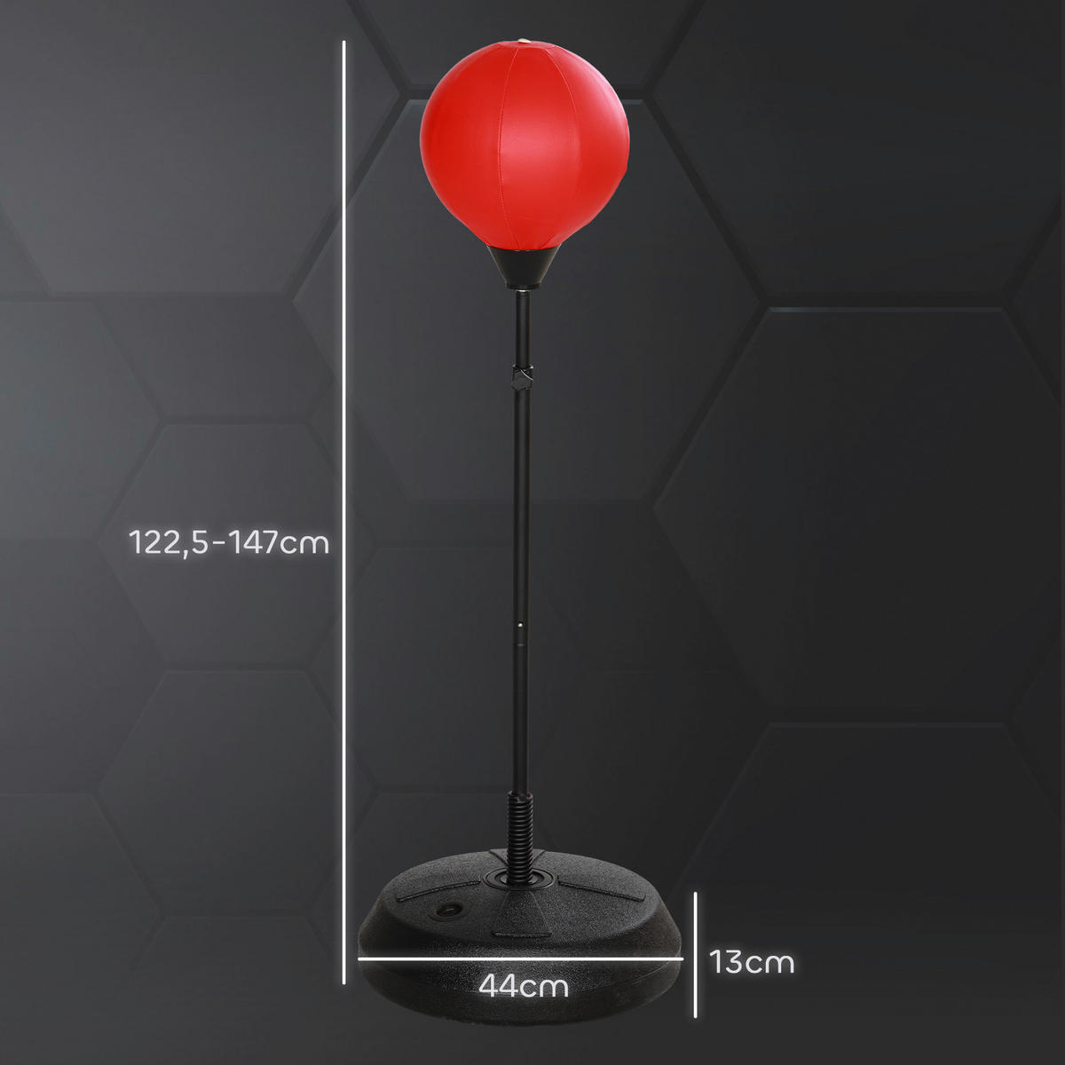 AIYAPLAY Punchingball rot B/H/L: ca. 44,3x147x44,3 cm Punchingball - rot (44,30/44,30/147,00cm) - AIYAPLAY