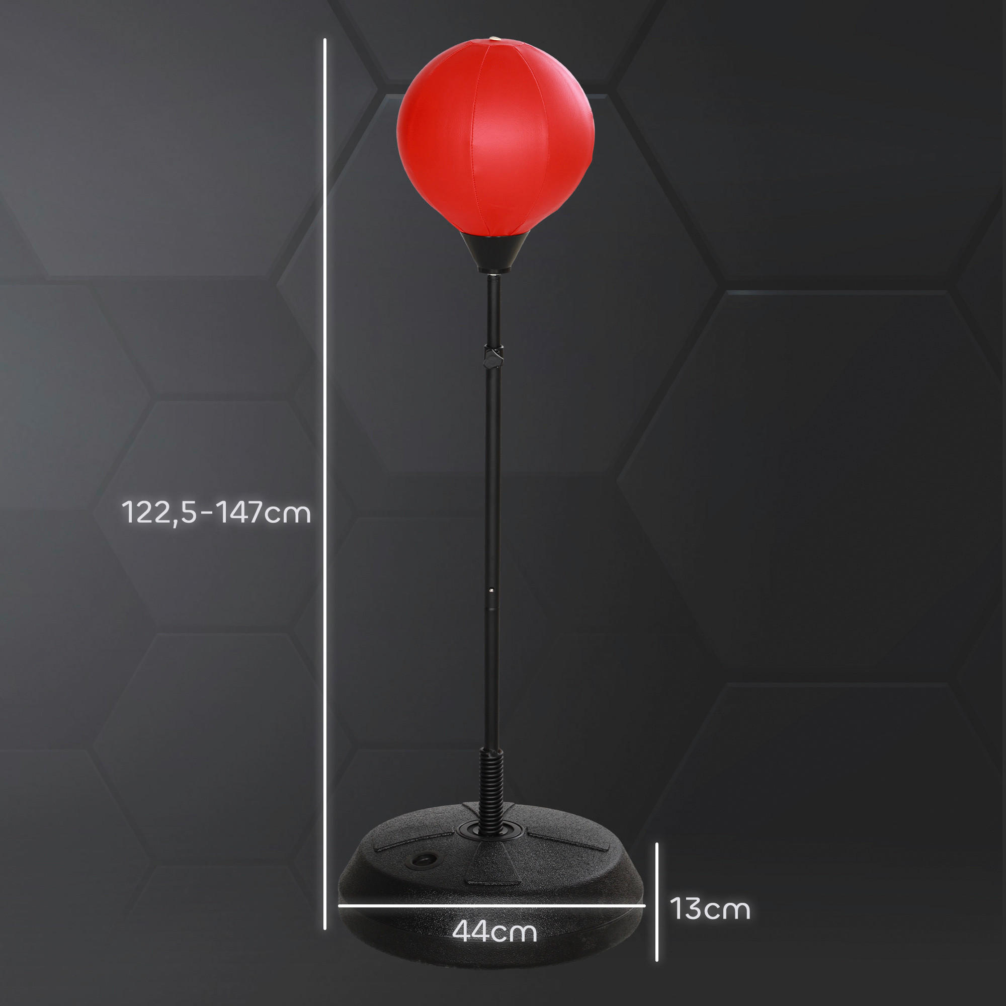 Thumbnail - AIYAPLAY Punchingball rot B/H/L: ca. 44,3x147x44,3 cm