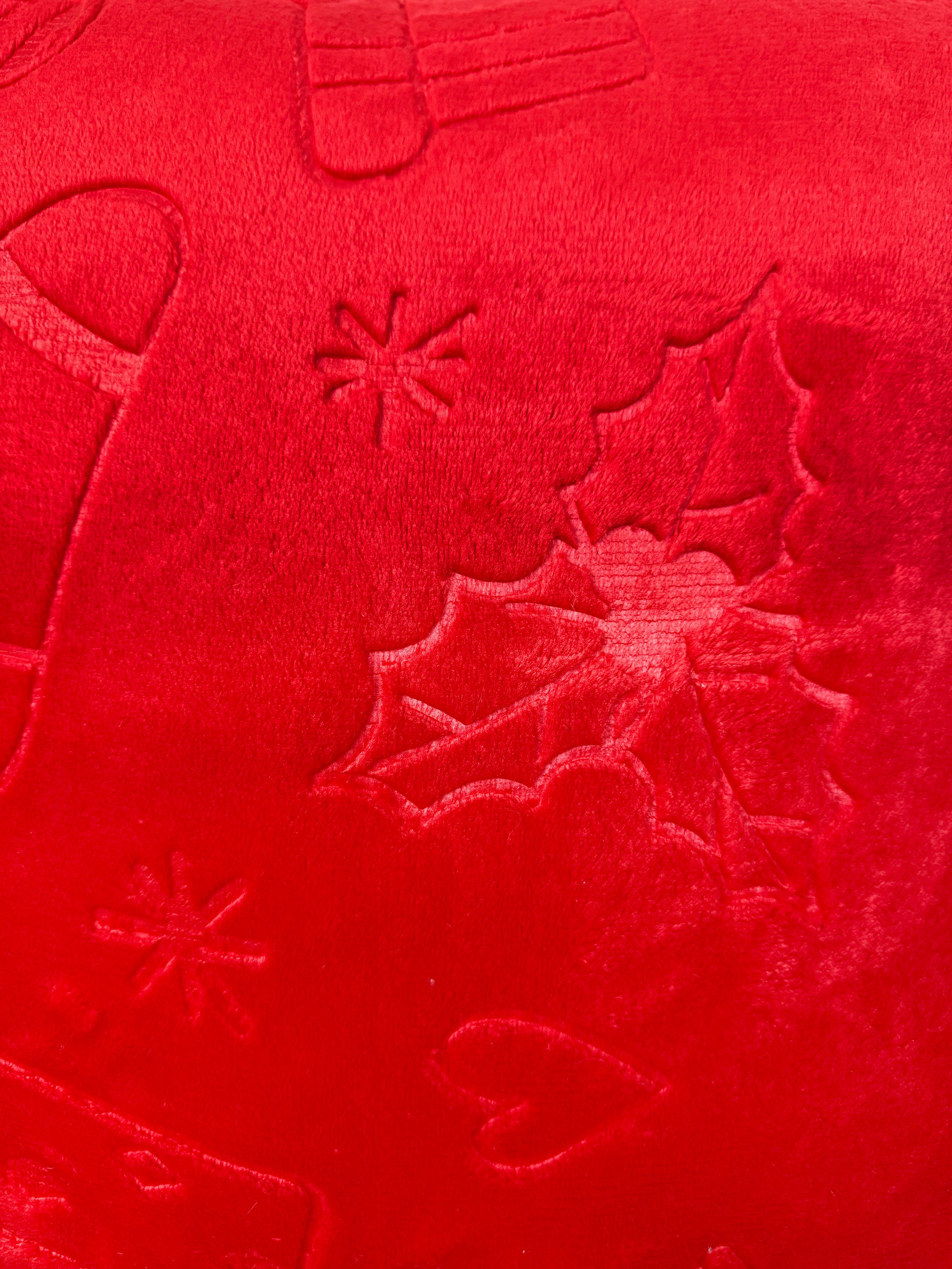 Dekokissen Weihnachten Flanell Weihnachten - rot (45,00/45,00cm) - POCOline