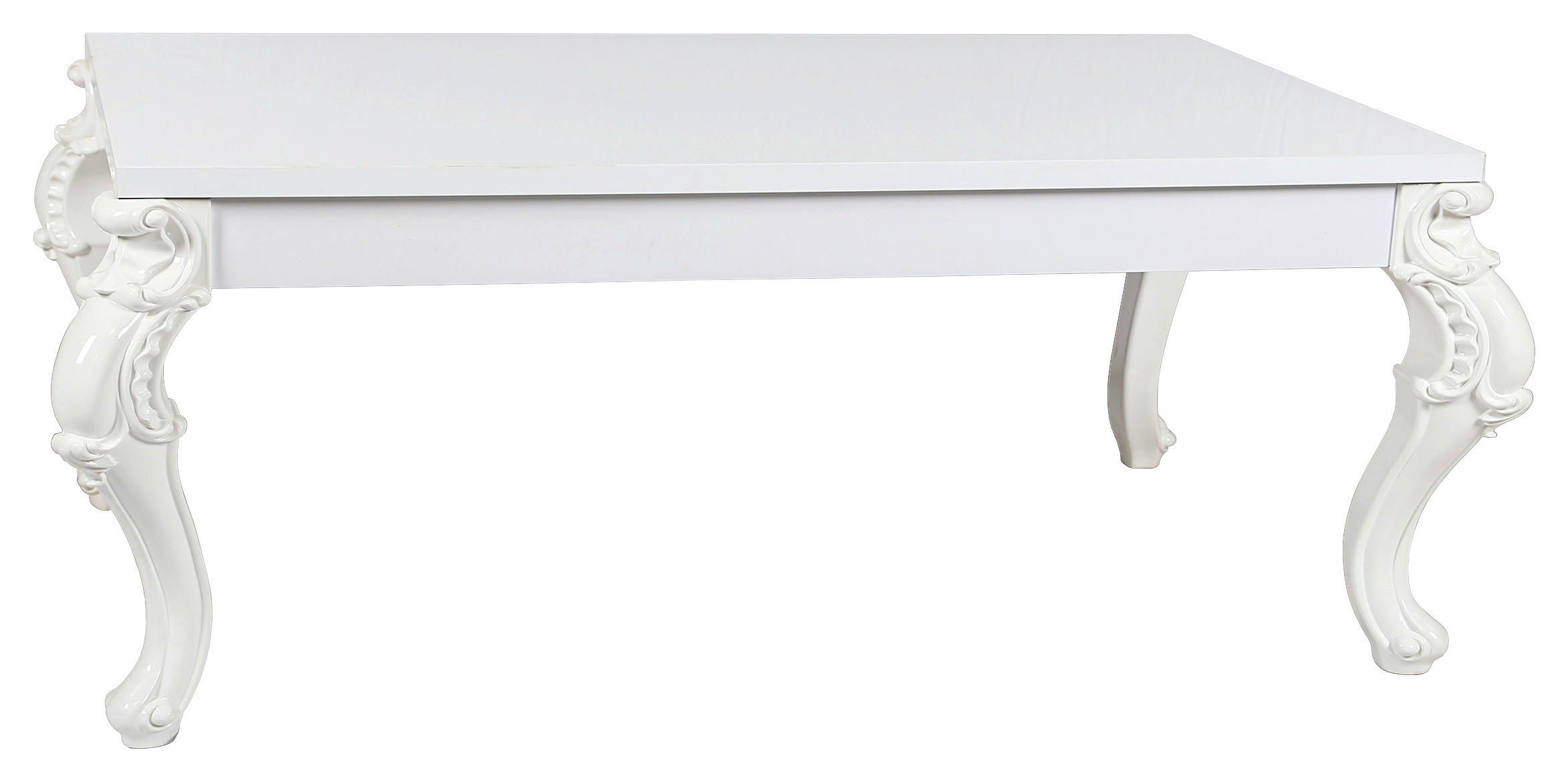 Couchtisch Padua weiß Hochglanz lackiert B/H/T: ca. 120x50x70 cm Padua - weiß (120,00/50,00/70,00cm)