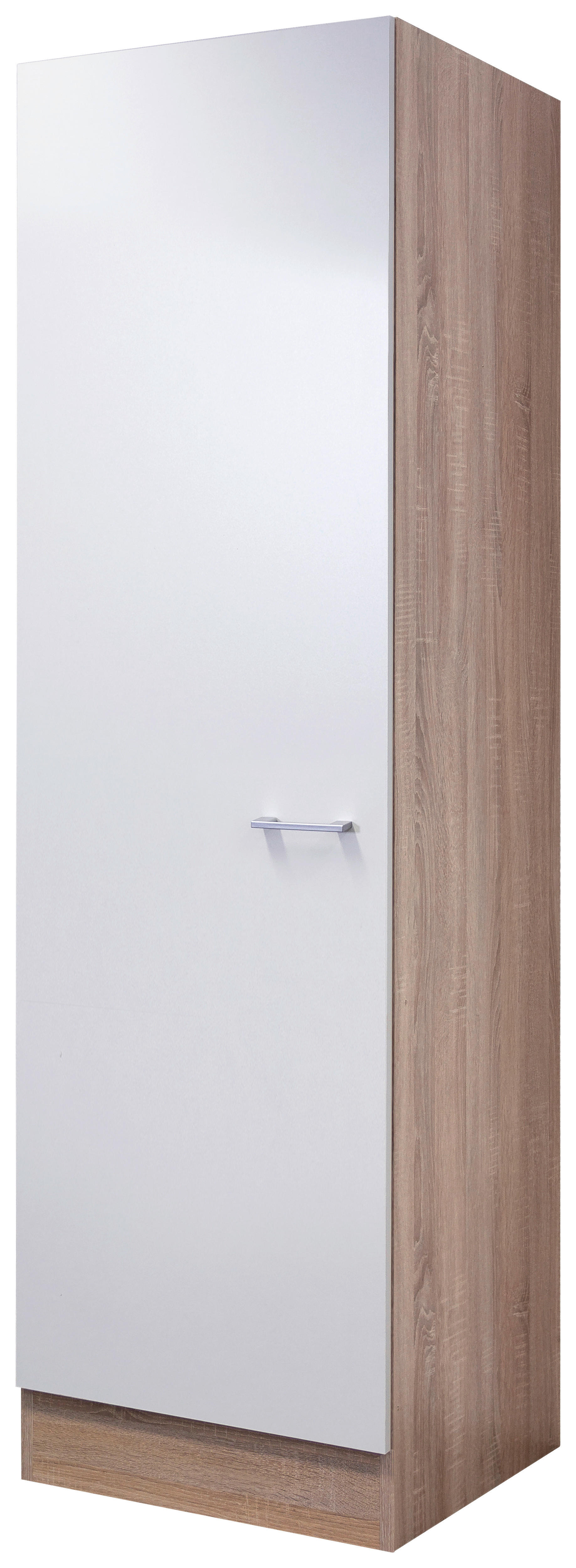Seitenschrank Samoa weiß Eiche Nachbildung B/H/T: ca. 50x200x57 cm Samoa - Eiche/weiß (50,00/200,00/57,00cm) - Flex-Well