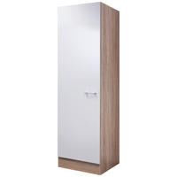 Seitenschrank Samoa weiß Eiche Nachbildung B/H/T: ca. 50x200x57 cm Samoa - Eiche/weiß (50,00/200,00/57,00cm) - Flex-Well