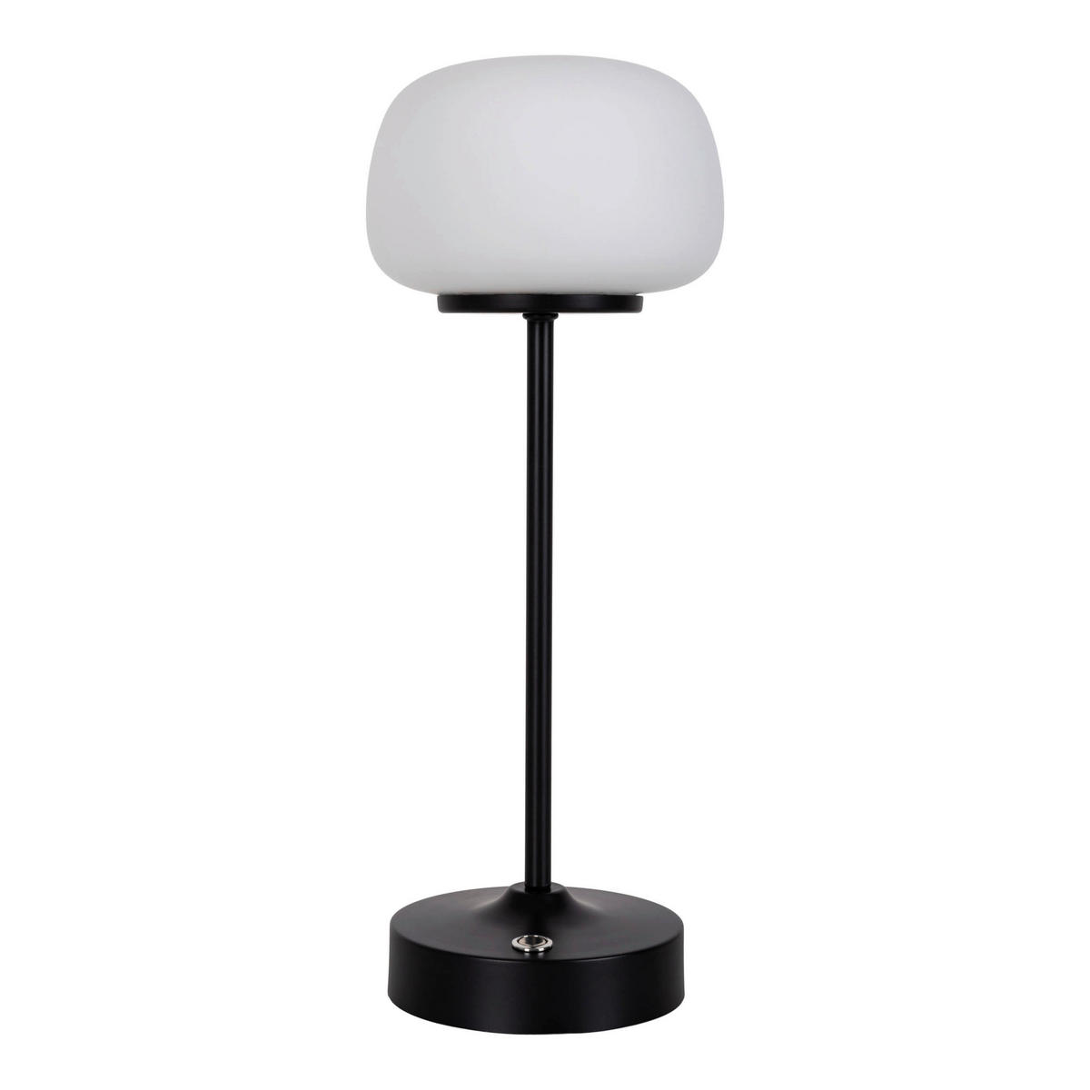 Näve Leuchten LED-Tischleuchte schwarz Glas Metall B/H/T/D: ca. 10,5x30x10,5x10,5 cm PINA - schwarz (10,50/30,00/10,50cm) - Näve Leuchten