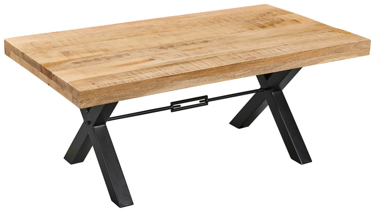 Couchtisch Dehli braun B/H/T: ca. 110x46x60 cm Dehli - braun/schwarz (110,00/46,00/60,00cm)