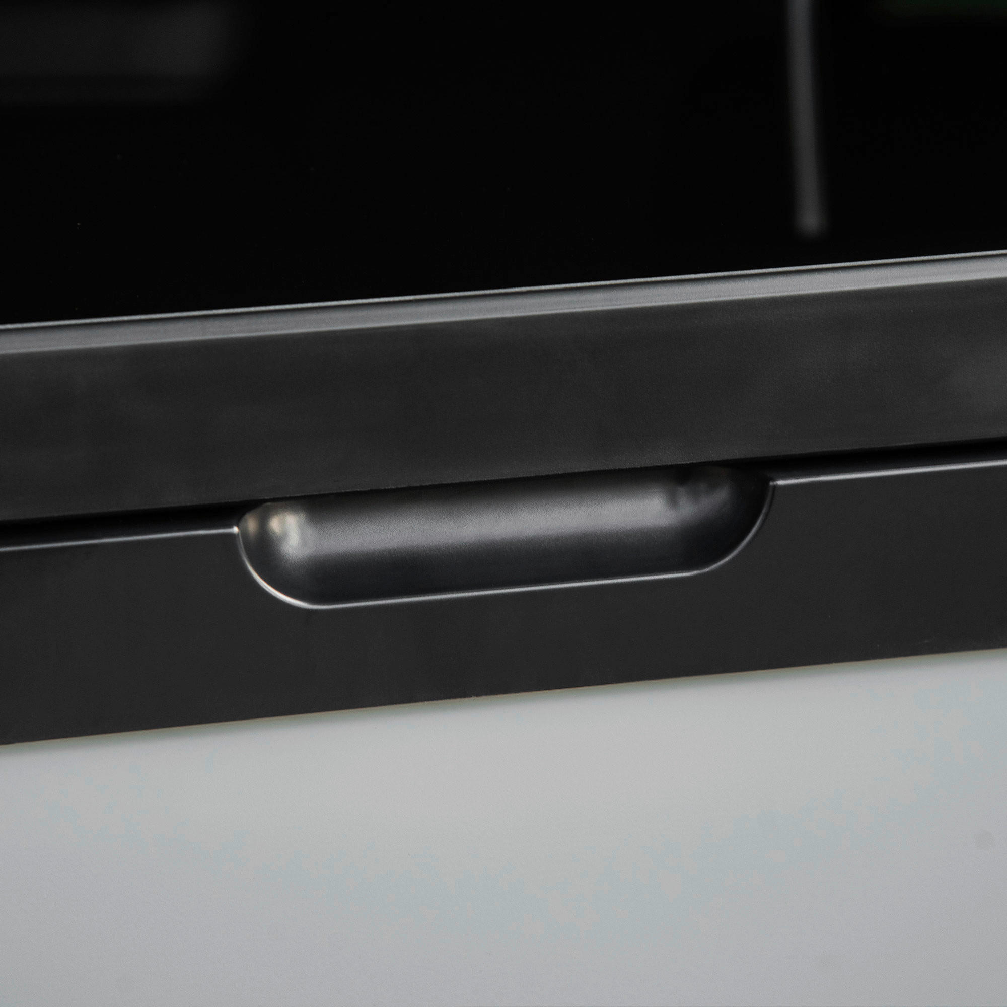 Thumbnail - Outsunny Kühlbox schwarz grau Glas Polypropylen Edelstahl B/H/L: ca. 36x75x49,5 cm