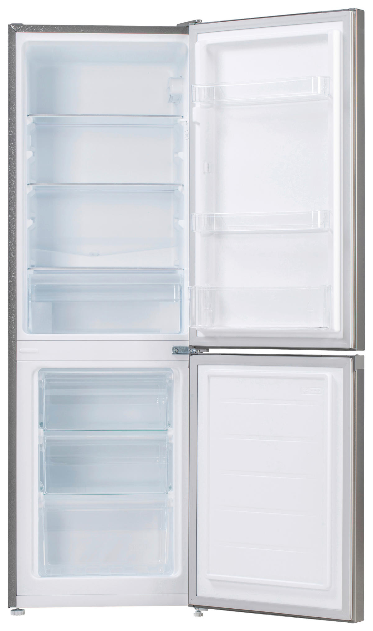 POCOline Kühl-/Gefrierkombination KGK 144-157 CIX Inox B/H/T: ca. 47x144x50 cm Kühl-/Gefrierkombi KGK 144-157 CIX - Inox (47,00/144,00/50,00cm) - POCOline