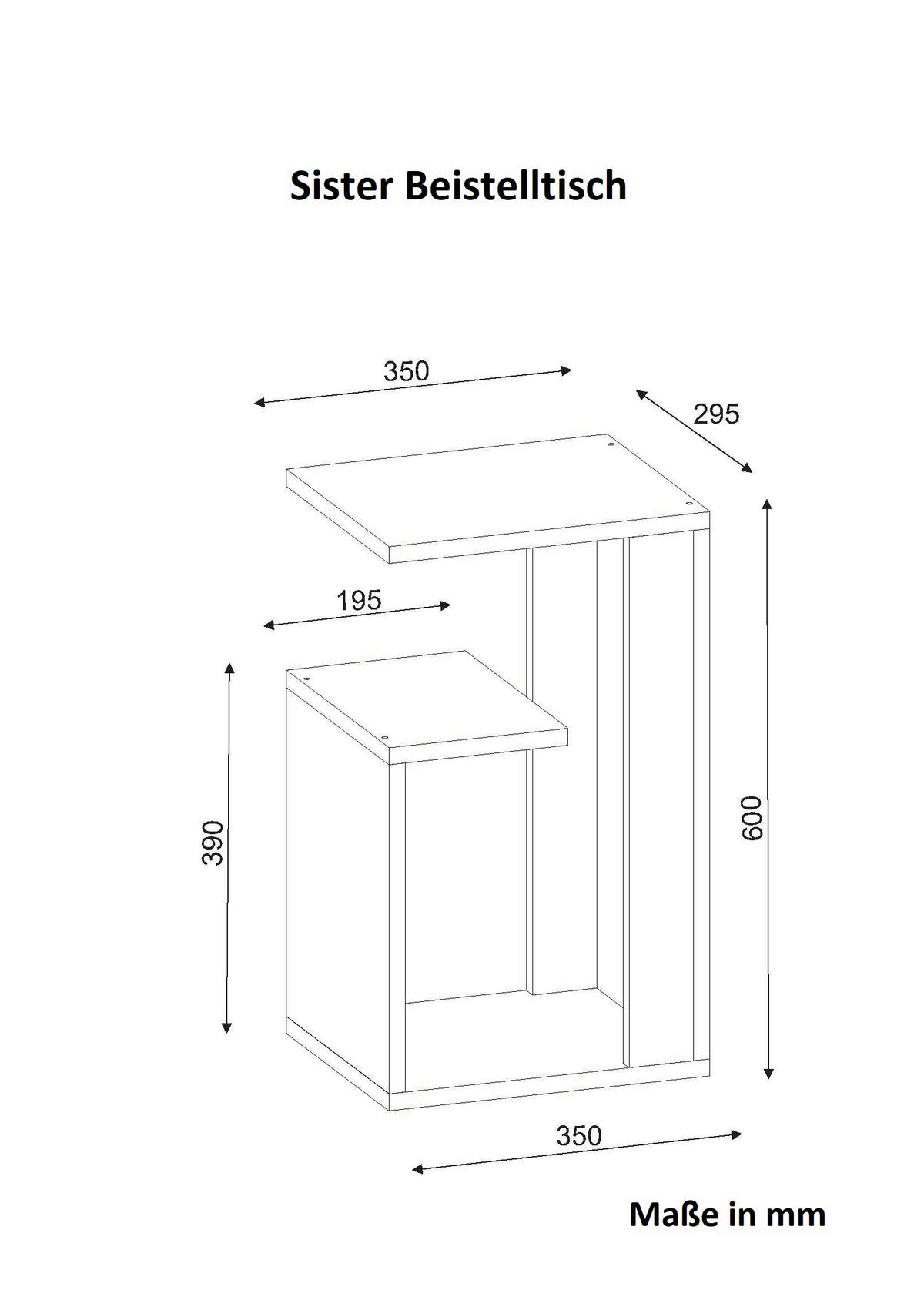 Beistelltisch Bendir Marmoroptik glänzend B/H/T: ca. 35x60x29,5 cm Bendir - Marmoroptik (35,00/60,00/29,50cm) - moebel17