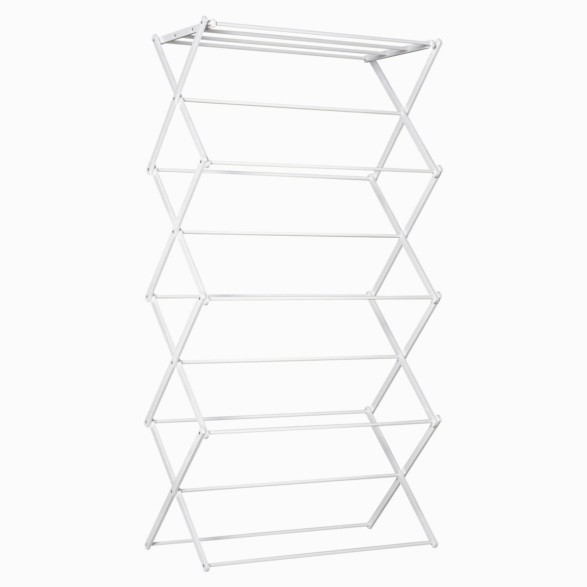 HOMCOM Wäscheständer weiß Kunststoff B/H/L: ca. 35x74x144 cm Wäscheständer - weiß (144,00/35,00/74,00cm) - HOMCOM