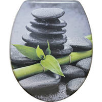WC-Sitz grau Duroplast WC-Sitz_Zen_Steine Duroplast - grau