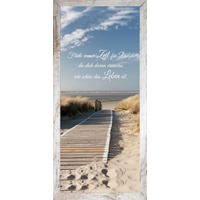 Bönninghoff Gerahmtes Bild Strand B/H/L: ca. 23x2,3x49 cm Bild_Cheb 23x49cm - (49,00/23,00/2,30cm) - Bönninghoff