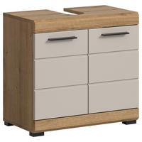 Waschbeckenunterschrank Scout Evoke Oak Nachbildung Kaschmirgrau Nachbildung B/H/T: ca. 60x56x34 cm Scout - Kaschmirgrau (60,00/56,00/34,00cm) - xonox.home