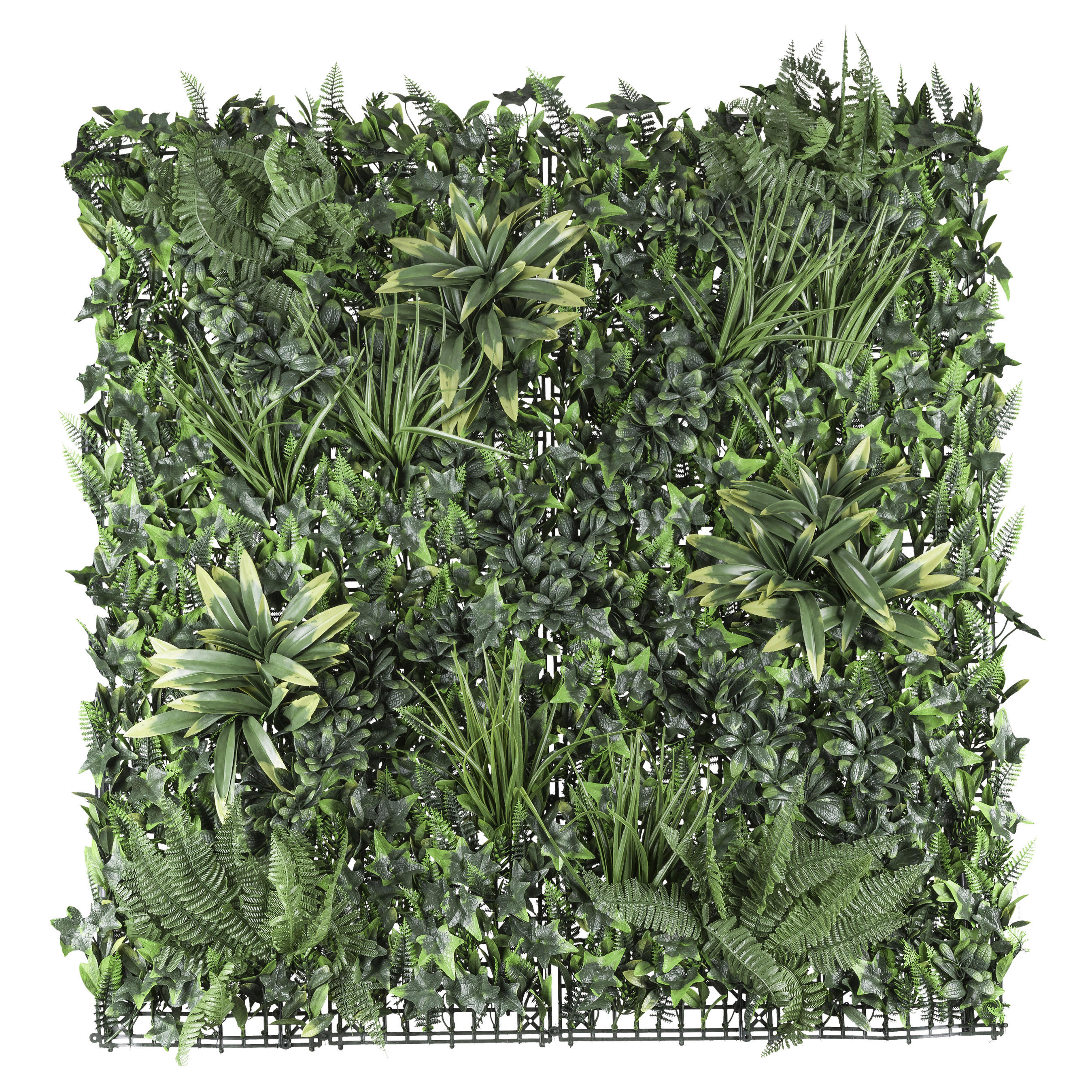 Kunstpflanze Premium Kunststoff-Blättermatte grün Kunststoff B/H/L: ca. 37x100x30 cm Premium Kunststoff-Blättermatte - grün (30,00/37,00/100,00cm)