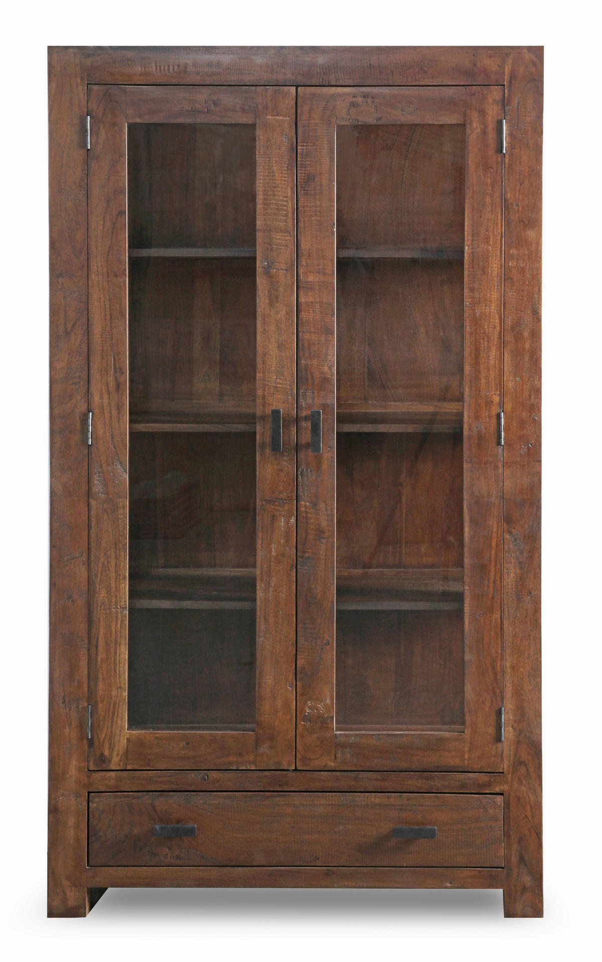 Vitrine Genua Akazie dunkel B/H/T: ca. 100x175x40 cm Genua - Akazie (100,00/175,00/40,00cm)