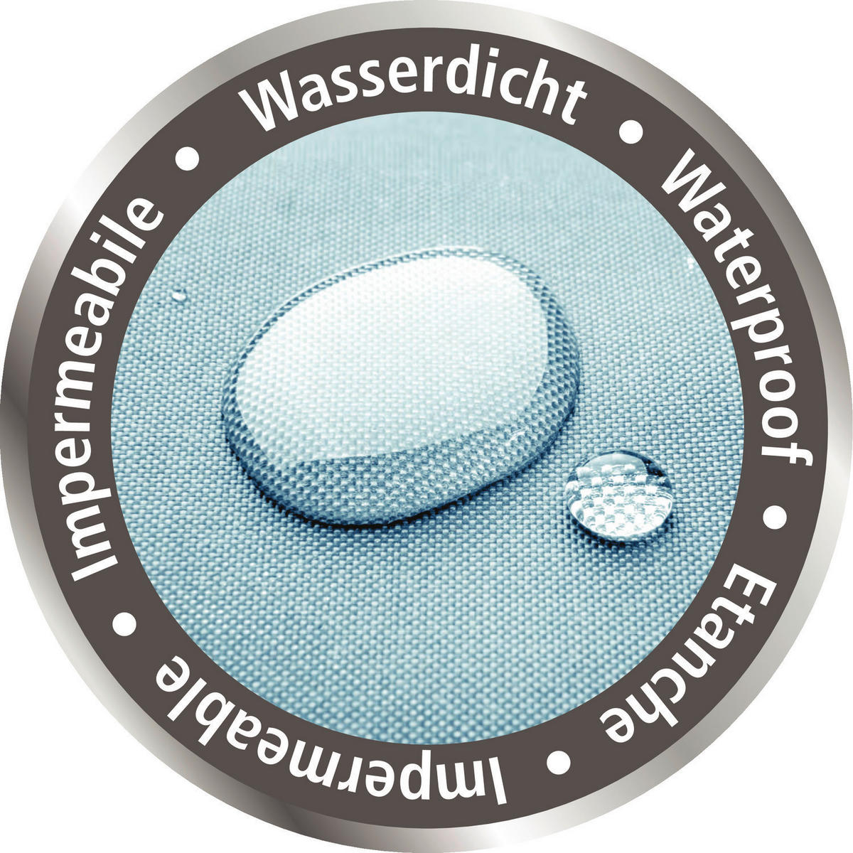 Duschvorhang blau türkis weiß Kunststoff B/L: ca. 180x200 cm Duschvorhang_Palmenstrand - blau/weiß (180,00/200,00cm) - Wenko