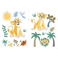 Komar Wandtattoo Lion King Faraway Oasis  Lion King Faraway Oasis B/L: ca. 50x70 cm Lion King Faraway Oasis - (50,00/70,00cm) - Komar