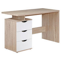 Schreibtisch Eiche Sonoma Nachbildung weiß B/H/T: ca. 120x76x53 cm Schreibtisch - Eiche/weiß (120,00/76,00/53,00cm) - Wohnling