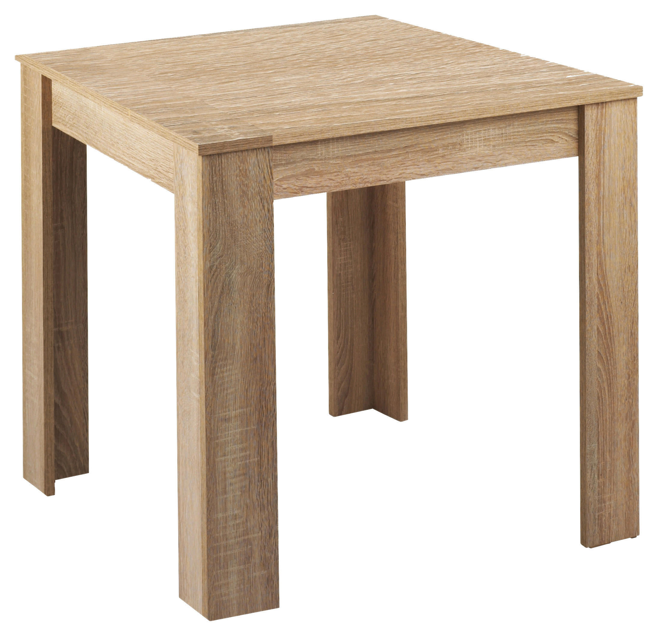 Tisch NEPAL Eiche Nachbildung B/H/T: ca. 80x75x80 cm NEPAL - Eiche (80,00/75,00/80,00cm) - byLIVING