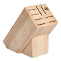 Zeller Messerblock Messerblock - natur (25,00/12,30/22,00cm) - Zeller