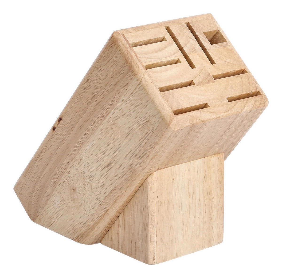 Zeller Messerblock Messerblock - natur (25,00/12,30/22,00cm) - Zeller