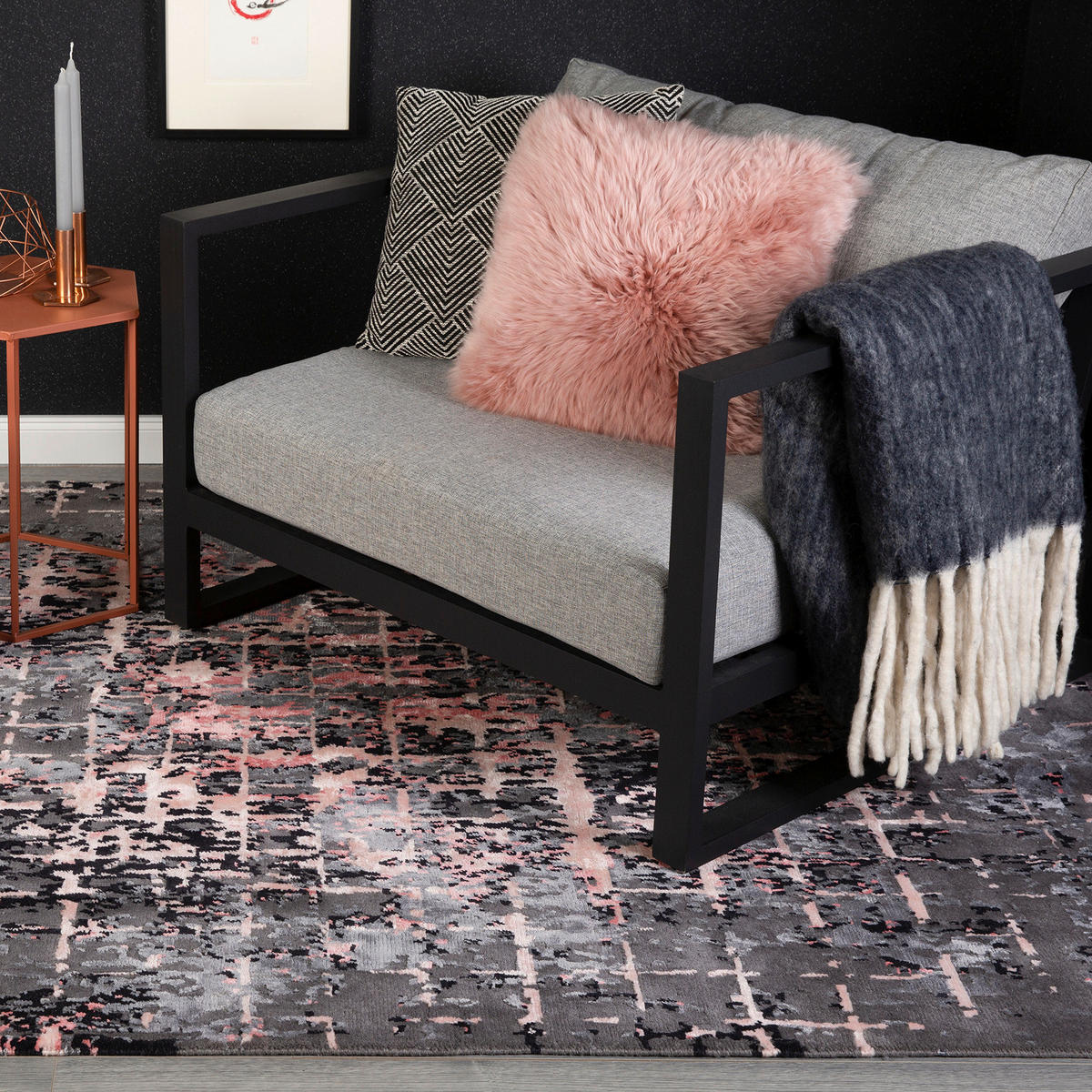 Obsession Teppich My Sense of Obsession pink B/L: ca. 160x230 cm My Sense of Obsession - pink (160,00/230,00cm) - Obsession