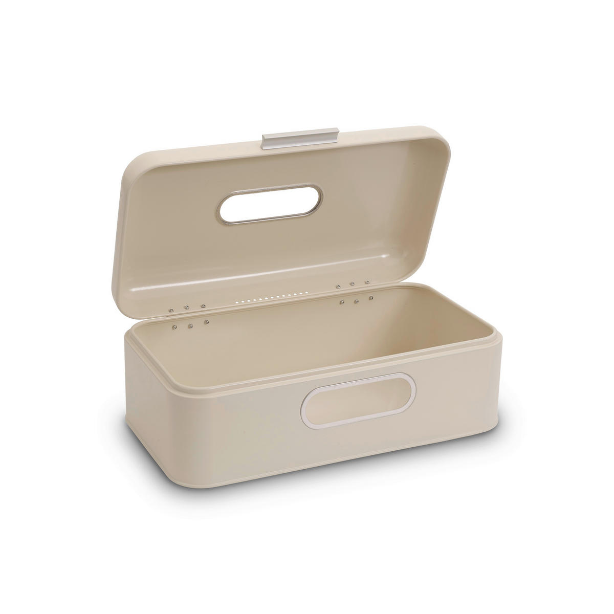 ECHTWERK Brotkasten Retro creme Metall B/H/L: ca. 23,8x17x42,5 cm Retro - creme (42,50/23,80/17,00cm) - ECHTWERK