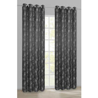 POCOline Ösenvorhang Roses schwarz B/H: ca. 140x245 cm Roses - schwarz (140,00/245,00cm) - POCOline