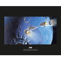 Komar Poster Star Wars Classic RMQ Death Star At Star Wars - Classic B/L: ca. 50x40 cm Star Wars Classic RMQ Death Star At - (50,00/40,00cm) - Komar