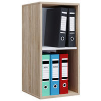 Regal Lona I Eiche Sonoma Nachbildung weiß B/H/T: ca. 35x74x37 cm Lona I - Eiche/weiß (35,00/74,00/37,00cm) - VCM Möbel