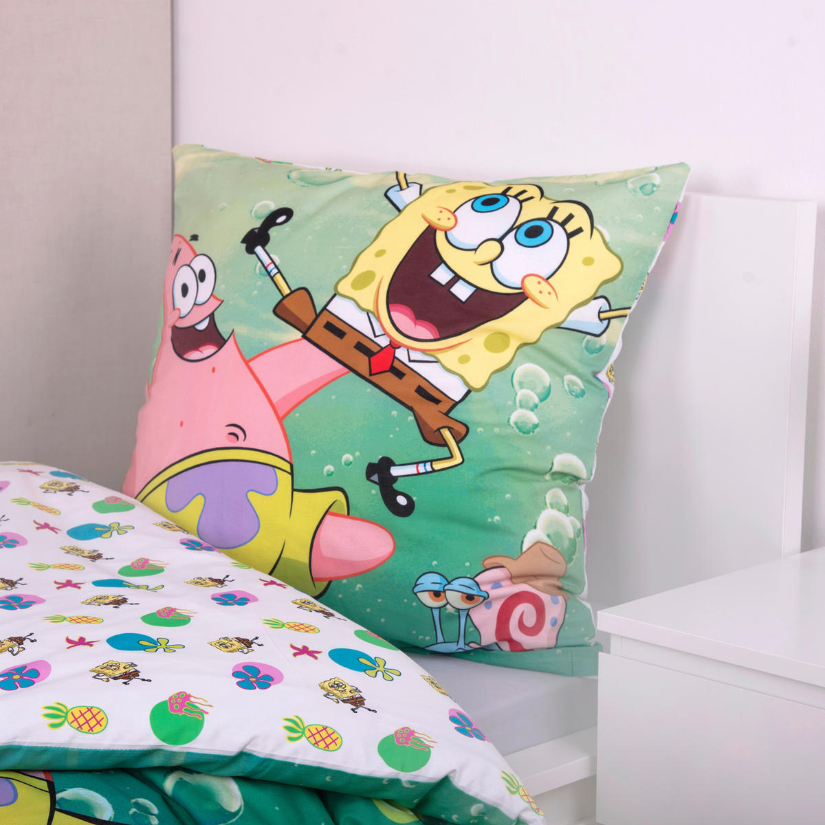 Baumwoll Wende Bettwäsche SpongeBob Renforce Multi Baumwolle B/L: ca. 135x200 cm SpongeBob - Multi (135,00/200,00cm)