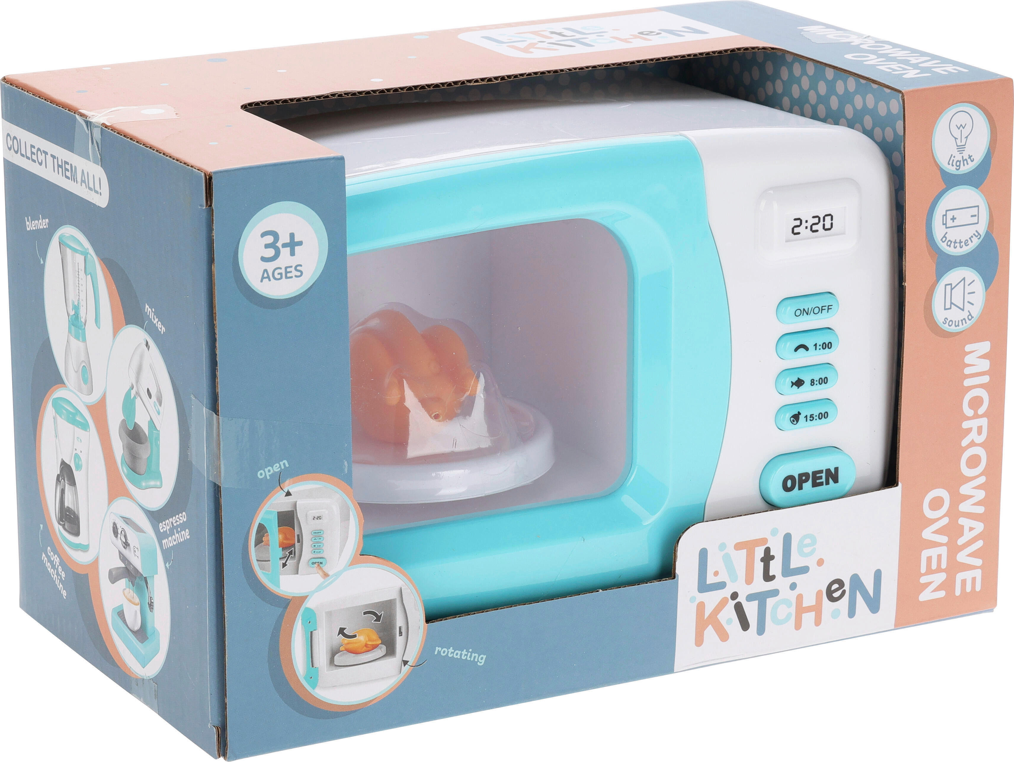 Thumbnail - Spielzeug Mikrowelle B/H/L: ca. 25x14,5x16 cm