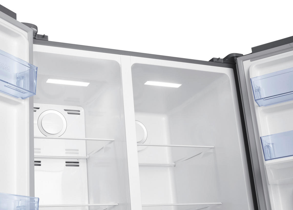 PKM Side-by-Side SBSKS6.15E Inox B/H/T: ca. 90x177x66 cm Side-by-Side SBSKS6.15E - Inox (90,00/177,00/66,00cm) - PKM