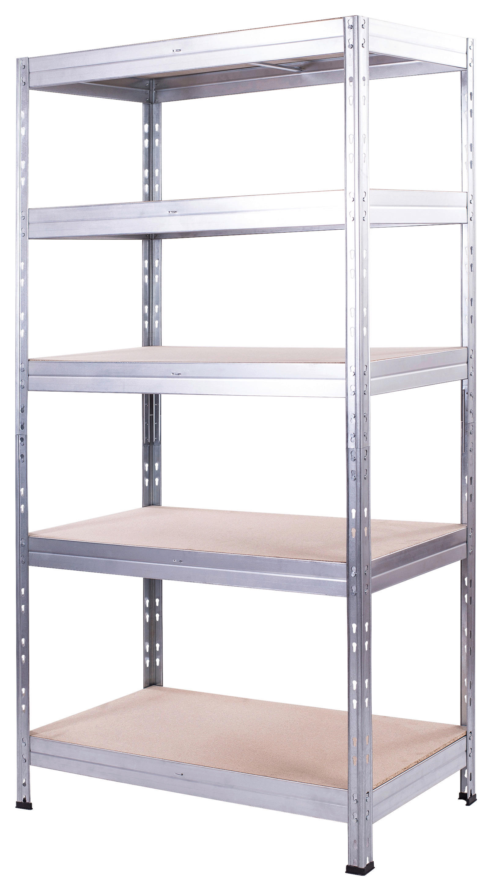 POCOline Schwerlaststeckregal verzinkt B/H/T: ca. 90x180x45 cm Schwerlaststeckregal 180x90x45cm V - verzinkt (90,00/180,00/45,00cm) - POCOline