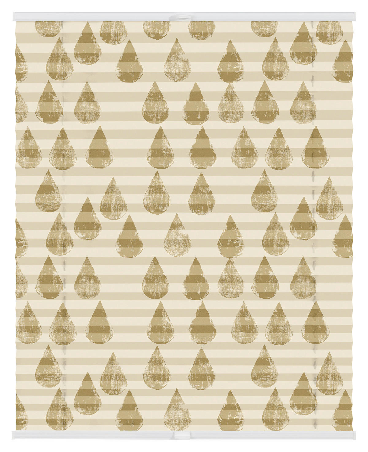 Spannplissee Golden Drops gold B/L: ca. 60x130 cm Golden Drops - gold (60,00/130,00cm) - LICHTBLICK