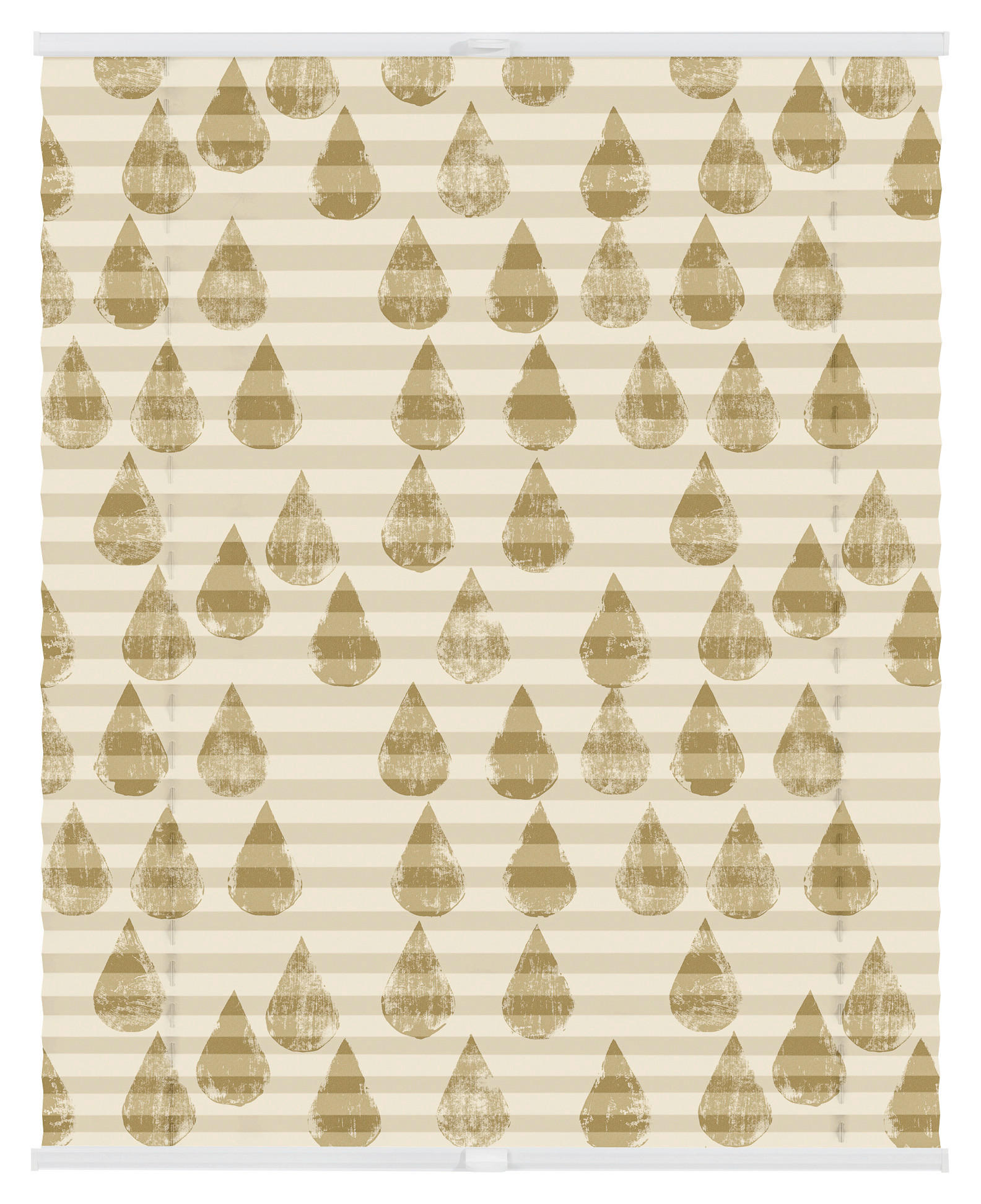 Thumbnail - LICHTBLICK Spannplissee Golden Drops gold B/L: ca. 70x130 cm