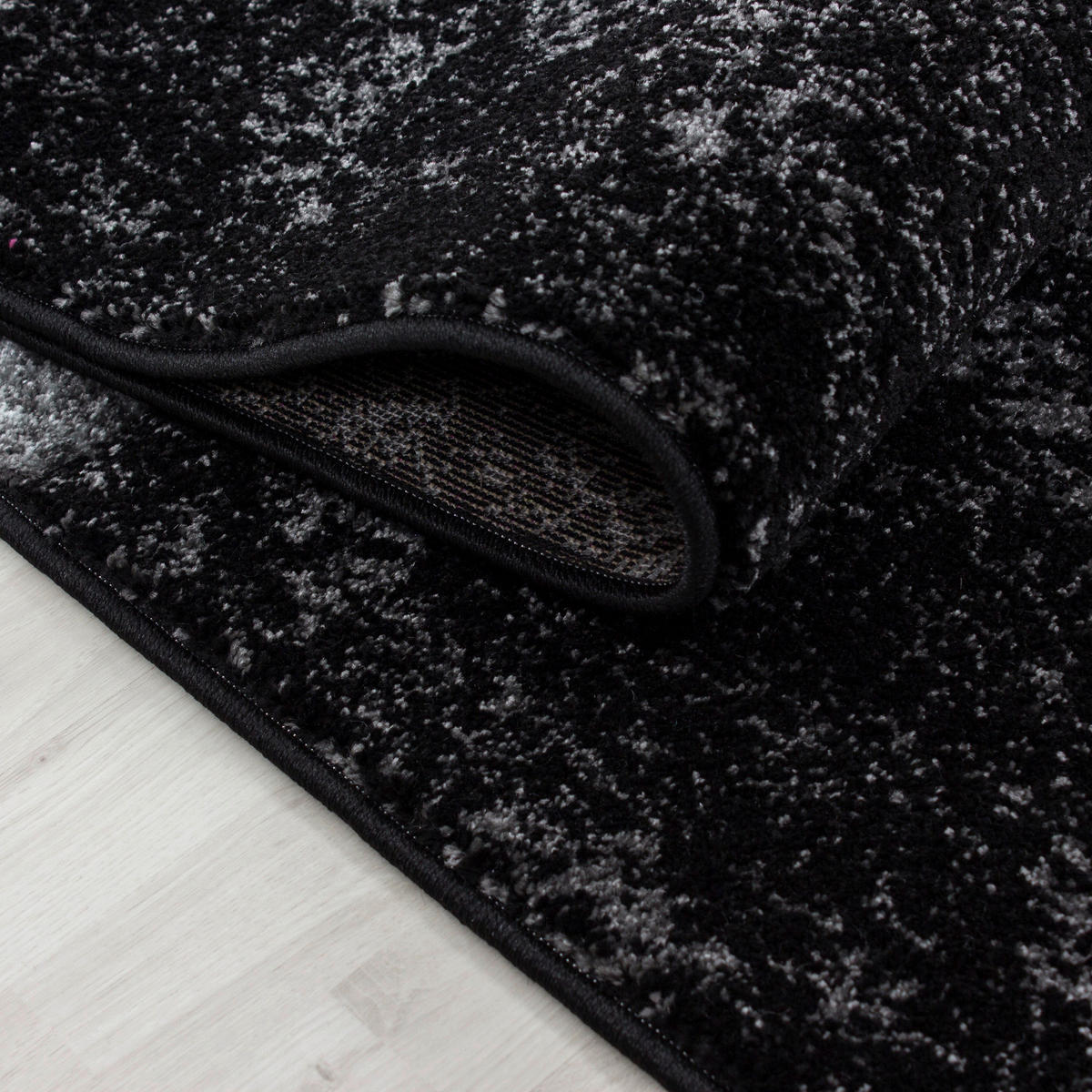 Ayyildiz Teppich HAWAII schwarz B/L: ca. 80x150 cm HAWAII - schwarz (80,00/150,00cm) - Ayyildiz