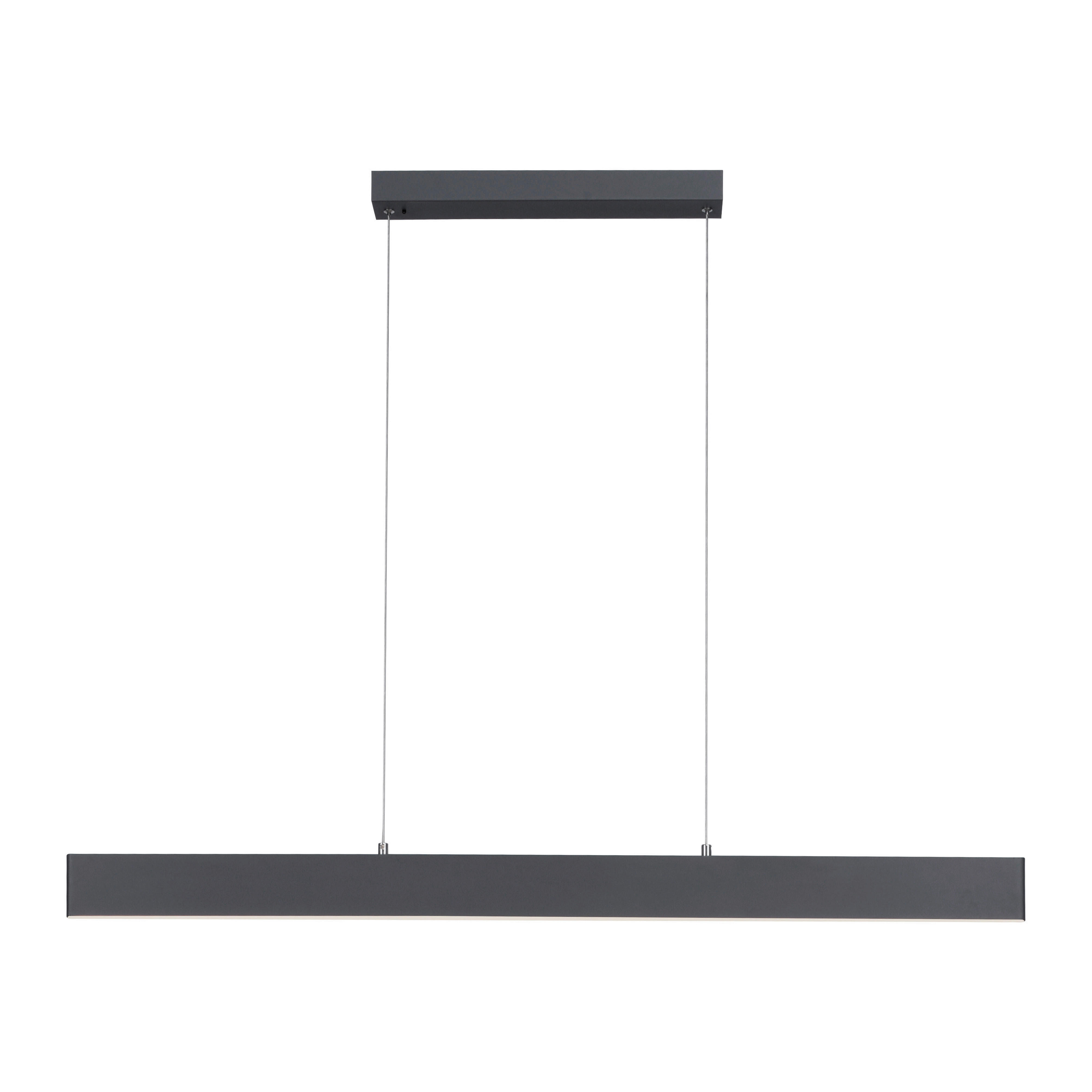 Paul Neuhaus LED-Pendelleuchte NILA 2548-13 anthrazit weiß Kunststoff Metall B/H/T: ca. 121x120x6 cm 2.0 Brennstellen NILA - weiß/anthrazit (121,00/120,00/6,00cm) - Paul Neuhaus