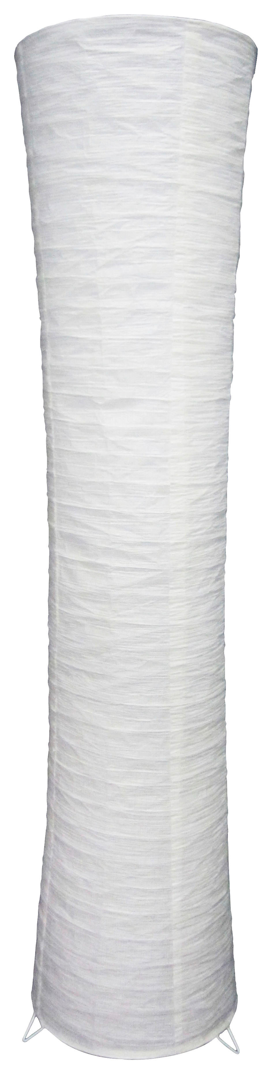 POCOline Stehleuchte weiß Metall H/D: ca. 110x25 cm E14 2 Brennstellen Curvy - weiß (25,00/110,00cm) - POCOline