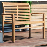 deVries Stapelbank teak Teakholz B/H/L: ca. 52x92x120 cm Stapelbank - teak (120,00/52,00/92,00cm) - deVries