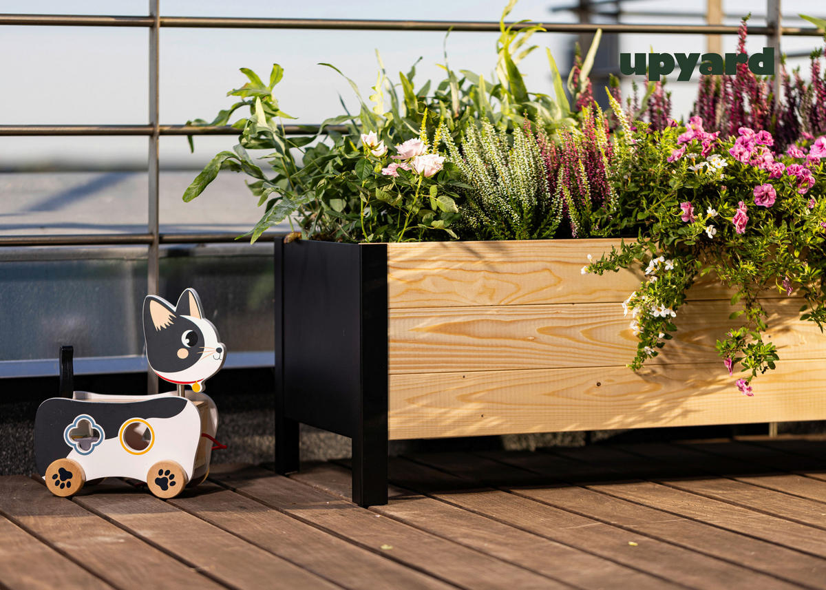 UPYARD Hochbeet MODERN natur Holz B/H/L: ca. 36x32x118 cm MODERN - natur (118,00/36,00/32,00cm) - UPYARD